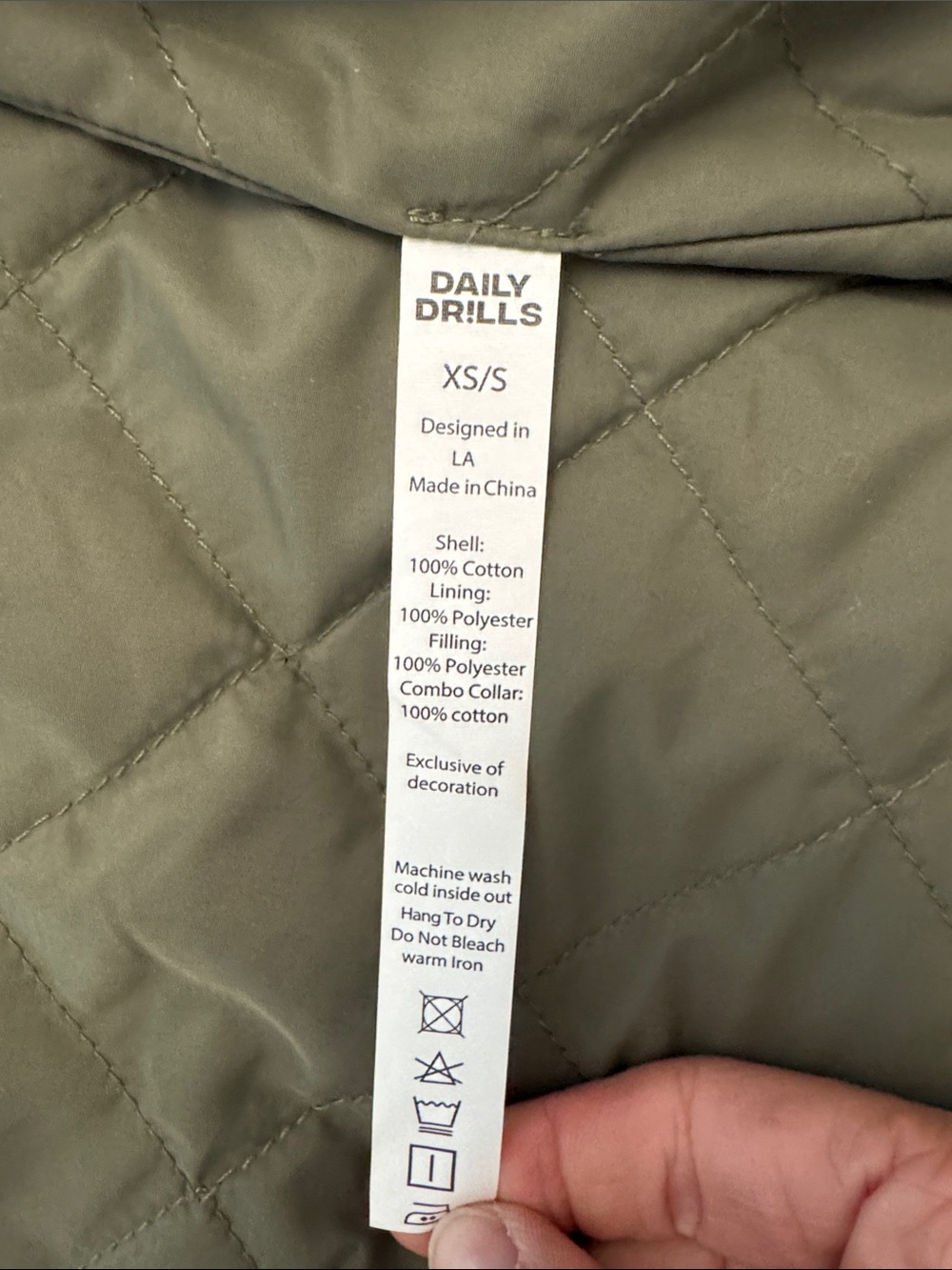 Daily Drills Barn Jacket XS/S - Picture 3 of 4